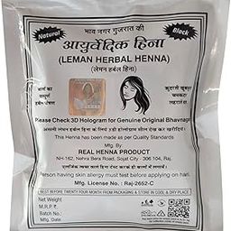 Ayurvedic Herbal Henna, Black, 40g, Pack of 5, Original Bhavnagar Henna Mehandi-image-37