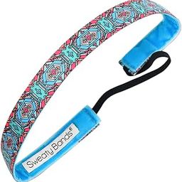 Sweaty Bands Breakdance Pink 5 8 Non-Slip Fitness Polyester Fashion Headband .625-Inch Wide-image-63