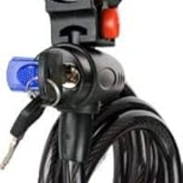 Gadget Deals Key, Combination Bicycle Lock (Assorted Colour, Painted Finish)-image-33