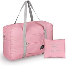 nylon 18 Cms Travel Duffle Bag(SE-0325_Pink)-96