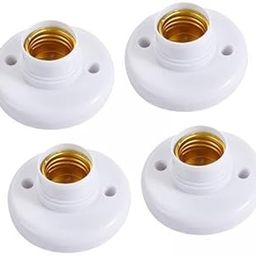 LOOM TREE 6 x 4Pcs Light Bulb Holder Bases Wall Ceilings Mounting Kitchen E27 Lamp Sockets | Lamps, Lighting & Ceiling Fans | Lighting Parts & Accessories-image-33