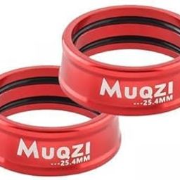 THE STYLE SUTRA® 2x2x Folding Bike Handlebar Fixing Rings Aluminum Frame Stem Mount Replacement Red 25.4mm | Sporting Goods | Cycling | Bicycle Components & Parts | Handlebar Grips Tape & Pads-picture-25