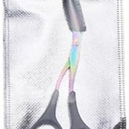 UJEAVETTE® 2xEyebrow Scissor with Comb Women Men Beauty Tool for Makeup Grooming Cosmetic Black-image-79