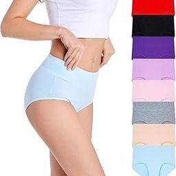 High Waist Panty for Women Combo Pack Cotton Seamless Panties Hipster Pack of 3 Breifs Assorted-image-30