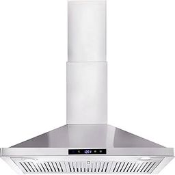 Mann Mart‚Powerful 700 CFM 36" Wall Mount Range Hood - Convertible Ducted/Ductless, 3-Speed Stainless Steel Kitchen Exhaust Fan with Easy-Clean Filters-image-10