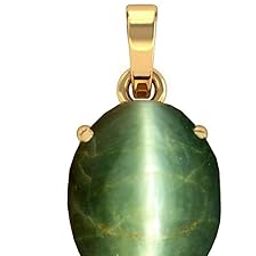 9.55 Carat -10.25 Ratti Cat's Eye Pendant/Locket (LEHSUNIA Stone Panchadhatu Pendant) Top AA++ Quality Gemstone-image-40