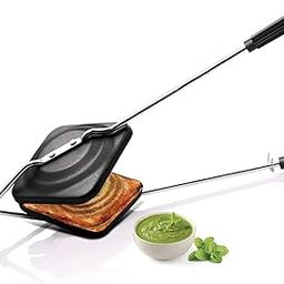 Silvester Non-Stick Sandwich Gas Regular Toaster(Black)-image-57