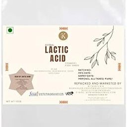 KUMAR'S WB Natural Lactic Acid Powder, PURE Grade, No Additives, 100g-picture-1