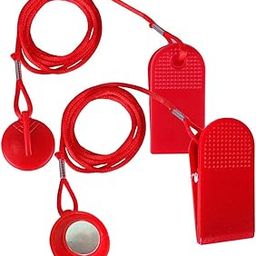 Ruxihe Pack of 2 Round Treadmill Safety Key Running Machine Magnet-16