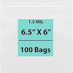 Zipper Sandwich Bags, 1.5Mil 6.5" X 6" & 100 Bags | Low-Density Polyethylene (LDPE), Durable and Transparent Bags | Ideal for Secure and Convenient Storage-image-72