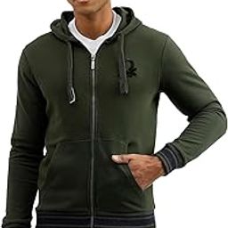 Regular Fit Hooded Neck Solid Pattern Sweatshirt-image-83