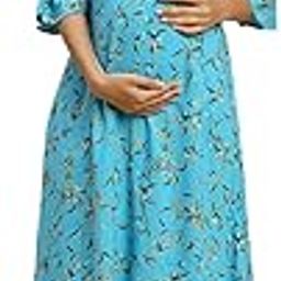 momtobe Women's Rayon Regular Fit Maternity Kurta/Pregnancy Kurti/Easy Breastfeeding Kurta/Western Kurti with Zippers for Nursing Pre and Post Pregnancy-picture-24