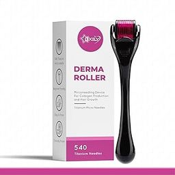 OXILY Derma Roller For Hair Growth 0.5 Mm With 540 Titanium Needles|Repairs Damaged Hair, Activates Hair Follicles|For Hair Fall & Hair Thickening|Reduces Acne Scars|Safe & Effective To Use-picture-48