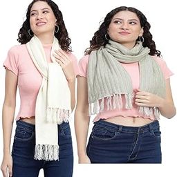 Stylish Warm Women Winter Woolen Muffler (pack of 2)-picture-39