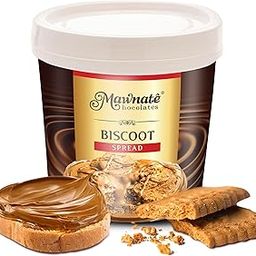 MAWNATE CHOCOLATES Biscoot Spread, Caramelised Biscuit Spread, Cinnamon Creamy Spread (1000 Gms)-image-56