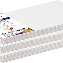 PG Creations Ivory Sheets A4 for Drawing, 8.3x11.7 Inch, A4 Size, Smooth Finish, 125 GSM, White, 100 Sheets-4