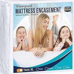 Utopia Bedding Zippered Mattress Encasement - Bed Bug Proof, Dust Mite Proof Mattress Cover - Waterproof Mattress Protector (Twin XL)-picture-1