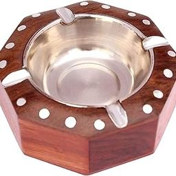HusNain Wooden Handmade Ashtray for Home | Ashtray for cigarette stylish | Ashtray with Lid | Ashtray for Ash | Ashtray with Cigarette Storage Case Box Drawer-image-18