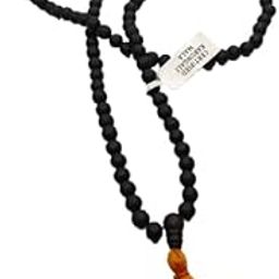 Pearl Palace Karungali Malai Original Black Ebony Wood Mala | 108+1 Beads Natural Jaap Mala for Men & Women for Meditation, Pooja & Spiritual Use-image-99