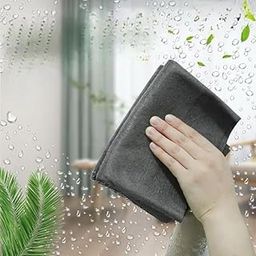 KNH MART 2 Pack Thickened Magic Cleaning Cloth Reusable Microfiber Glass Cleaning Cloths, 30X30 CM Lint-Free Cleaning Cloth Streak-Free Miracle Cloth for Tea Towels, Cars, Window, Mirror Glass-image-70