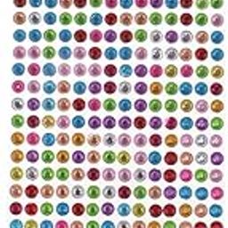 Tatmods Self-Adhesive Face Gems, Multicolour Rhinestones Pearl Stickers Kit for Makeup, Festival Jewels, Hair Gems, Crafts, Nail Art-image-87