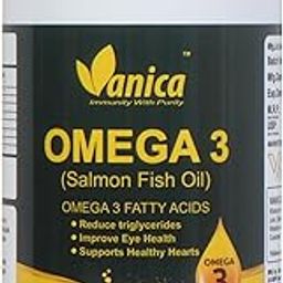 Vanica Omega Salmon Fish Oil 1000mg – 60 Softgels | Rich in EPA & DHA | Supports Heart, Brain, Joint & Eye Health | Mercury-Free, Enteric Coated for Better Absorption-image-4