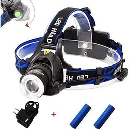 Headlamp Flashlight, Rechargeable Led Head Lamp, IPX4 Waterproof Headlight with 4 Modes and Adjustable Headband, Perfect for Camping, Hiking, Outdoors(2 Batteries,Charger Included)-16
