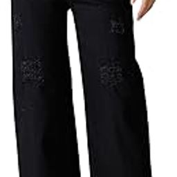 Black Denim Premium Front Detail Straight Jeans-image-35