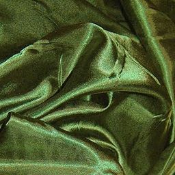 Bini Fabrics Olive Silky Satin Dress Fabric Plain Satin Material 44/45" Width, Slik & Shiny Fabrics (1 Meter)-picture-16