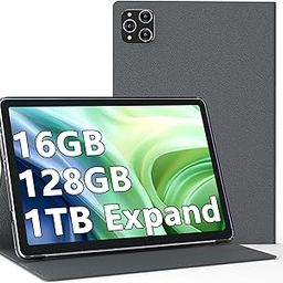 KADYBE 2024 10" Android Tablet, 128GB Storage Case Tablet + 16GB RAM + 1TB Expandable 13+8MP Camera, High Performance 2.0GHz Octa-core Processor-56