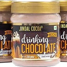 Jindal Cocoa Drinking Chocolate Mocha Powder - 600g (200g - Pack of 3) | Goes well with Hot or Cold Chocolate Drink | No Artificial Colours | No Artificial Preservatives | No Trans-Fat | 100% Vegetarian-image-28