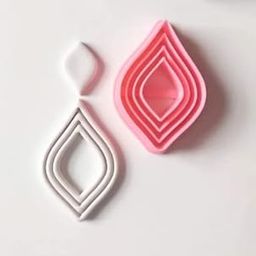 Polymer 2 in 1 Embossed Flower Petal Clay Cutter/Polymer Clay Tools/Jewellery Tools/Earring Making/Clay Tools-20