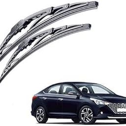 UNEESTORE METAL WINDSHIELD WIPER BLADE FOR Verna FLUDIC 2020-2022 PACK OF 2 (D=24"P=16")-image-54