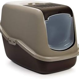 Savic Cat Litter Pan Nestor, 56 x 39 x 41 cm, Grey/Brown-22