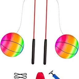 ATORSE Fitness Ball Gym Exercise Ball for Kids Adults Middle Aged and Elderly red-image-22