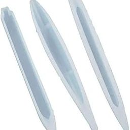 3 Pcs Pen Mould | Multipurpose Silicone Casting Mould for DIY Epoxy Resin Jewelry Pendant Frame Craft --image-4
