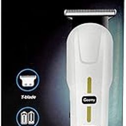 Geemy Gm 6661 Rechargeable: 250 Minutes Runtime Only Shaving, Side Hair Cut And Also Used In Bikni Area Trimmer Multi Grooming Trimmer For Men & Women, Battery Powered - White Color-image-13