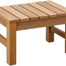 Metal Touch Solid Wood Step Stool, 37x24x18 cm, Mango Wood, Slatted Design, Light Brown (1)-picture-25