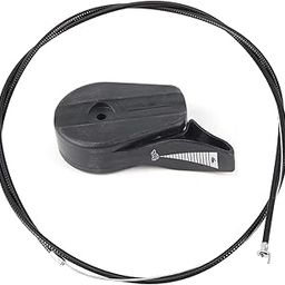 TOPINCN Lawn Mower Throttle Cable, Universal 65in String Trimmer Throttle Control Cable Switch Control Replacement Kit Handle Kit for Garden Lawnmowers Brushcutter Parts(Black)-image-23