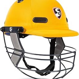Cricket Helmet SG Acetech (Yellow, Small)-19