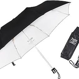 YASH 3 FOLD for men & women | 3 fold for women | Black KC Paul Umbrella (Black, Silver/Manual)-picture-20