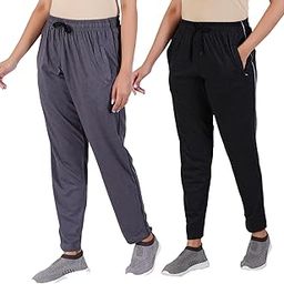 Women Cotton Regular Fit Track Pants (Pack of 2)-image-72