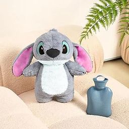 Storescent Stitch Soft Toy with Hot Water Bag | Plush Cartoon Animal Toy for Comfort & Warmth | Multipurpose Plush Toy Hot Water Bag for Kids & Adults - Random Color 35cm-27