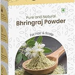 Sana Jiva Bhringraj Powder for Hair Growth & Scalp Care - 120g | Organic & Chemical-Free Ayurvedic Hair Care-49