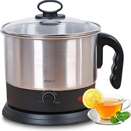 Multipurpose Electric Kettle (1.5 Liter) - Premium Stainless Steel Multi Kettle for Boiling Water, Eggs, Heating Milk, Making Tea, Coffee, Maggie,Soup | Silver, Auto ShutOff LED Indicator-26
