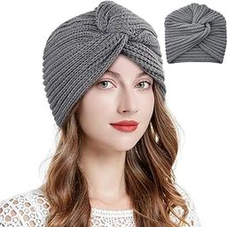 PALAY - Winter Acrylic Cap Unisex Winter Warm Cap Fashion Knitting Hat Stretchy Knitting Couple Cap Crochet Cap Turban Cap Gift for Men Women-image-73