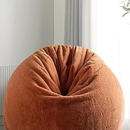 Mollismoons Fur Bean Bag, Very Attractive & Luxurious Bean Bag, Lounger Bean Bag Sofa, Chair Bean Bag, Furry Bean Bag (Bean Bag for Home XXXL Size Without Beans) - Brown-image-88