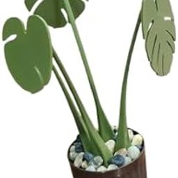 Leaf Coaster Set | Magnetic Coaster Plant Holder Stylish Home Decor with Functional Coasters Set for Dining Table for Hot Pots (Set of 4)-image-10