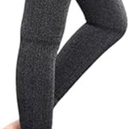 New Variety Store™ Warm Woolen Leg Warmer/Leg Socks For Men I Womens Woolen Leg Warmers Knee High Footless Socks-image-27