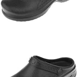 LICHTS®2 Pairs Men Women Cook Nursing Shoes Ultralite Clogs with Strap-image-53